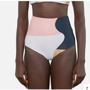 Mara Hoffman Lydia High Waisted Bikini Bottom